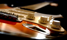 Una bella Fender Stratocaster del '59.